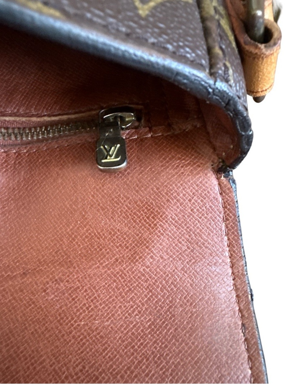 Louis Vuitton Vintage Chantilly Monogram Canvas Crossbody Saddle Bag - Picture 11 of 17